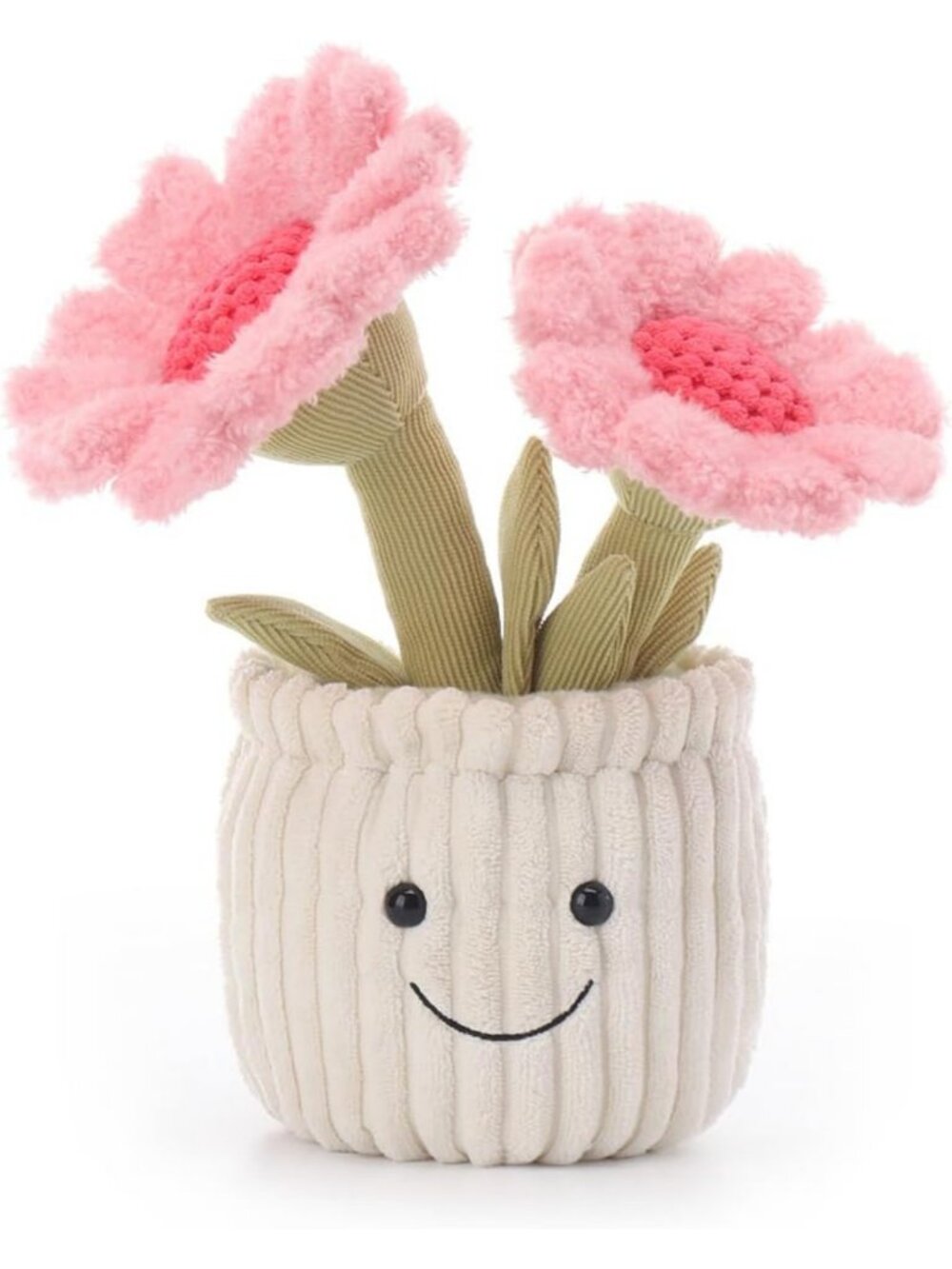 Soft Pink Plush Sunflower Plant Toy | 9'' Stuffed Apricot Lamb Decor